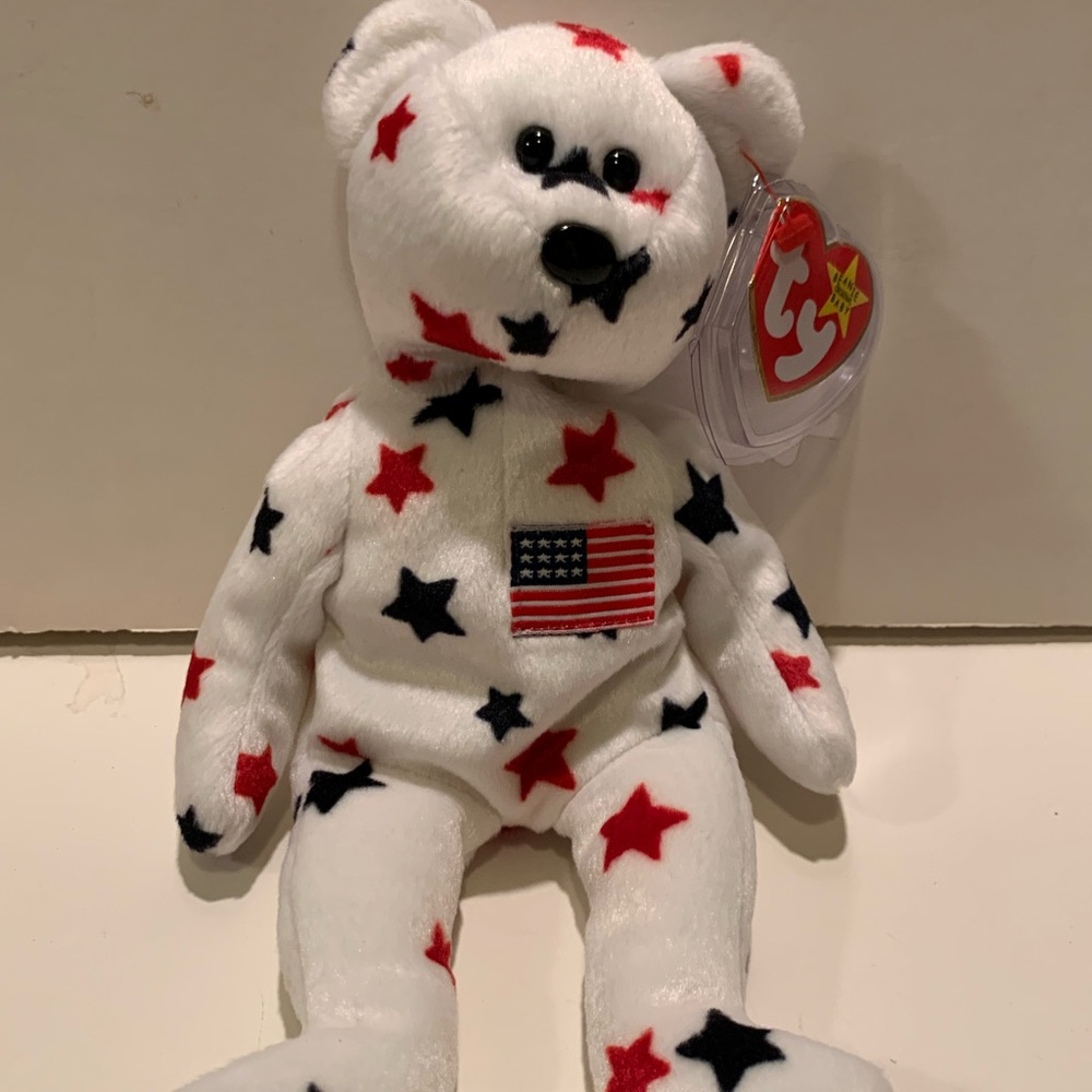 VINTAGE 1997 ORIGINAL TY “GLORY” BEANIE BABY.